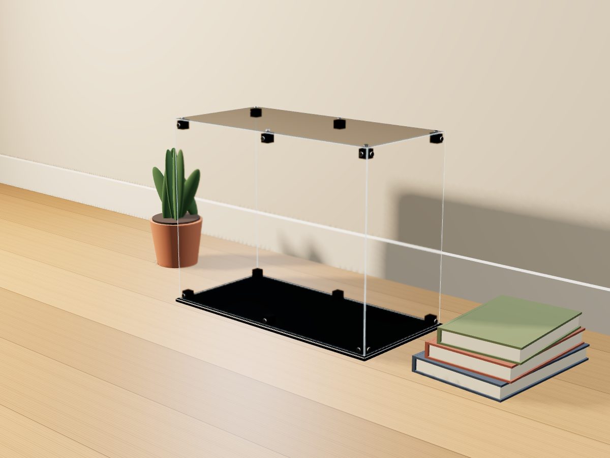 LEGO® Harry Potter: The Shrieking Shack & Whomping Willow (76407) ile Uyumlu Sergileme Vitrini — ev ortamında temsili görselleştirme, set dahil değildir